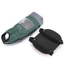 반려견유모차 카시트 애완 동물 휠체어 도보 카트 롤러 스쿠터 약한 마비 마모-장애인 뒷다리 산책 도우미, 05 Green M