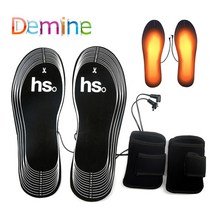 기능성 깔창 슬리퍼 유연성 평발 허리 디스크 Demine-따뜻한 겨울 전기 온열 신발 깔창 배터리 난방 삽입