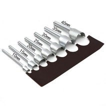 가죽공예도구 가죽 하프 라운드 커터 펀치 공예 도구 1 개 수제 벨트 스트랩용 아크 모양 DIY, [05] 25mm