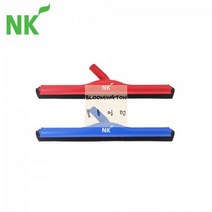 블루밍턴 헤드_물기제거_바닥_화장실_교체_50CM_고무날_스펀지_밀대 C491, 파랑