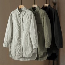 B - 222835 - 본딩 에어 롱 셔츠 패딩 자켓 /기본핏/간절기/이너자켓/점퍼/자켓/아우터/겨울