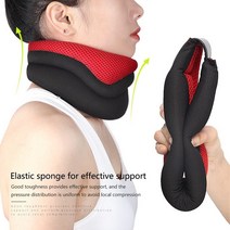 목 뒷목 뻐근 뭉침 지압기 마사지기 누워서 하는 안마기 베개 자세 사무실 헤드 지원 보호대 고정 브래킷, 회색