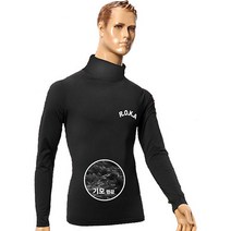 ROKA 기모 발열 로카 목폴라 검정 긴팔 티셔츠 군인 동계 용품 군대 겨울 방한 밀리터리 군용품