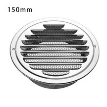 Stainless Steel Anti-bird And Rat Round Ducting Ventilation Grilles Vents Cover Air Circulation Exte, 150mm