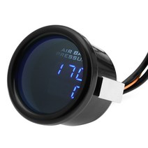 유압 프레스 압착기 자키 LCD 이중 압력 52mm 공기 게이지 PSI 에어 서스펜션 라이드 2개 1/8NPT 전기 센서, 한개옵션0