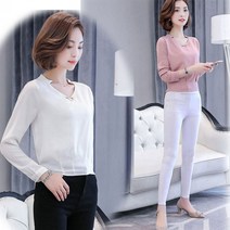 CESS 숏블라우스 4151 차이나 라운드넥 셔츠 5색상