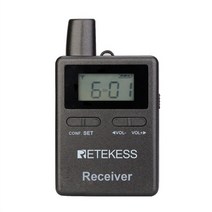retekess tt105 2.4ghz 무선 수신기 투어 가이드 시스템 여행 박물관 방문 회의 동시통역, tt105 수신기