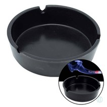 원형검정재털이 재떨이 스탠드재떨이