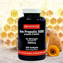 이노뉴트리션 비 프로폴리스 5000 5배고농축 5000mg 200정 1병 캐나다, 200정 x 1병