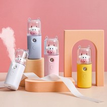 Kiboer 나노 미스트기 소형 미스트기 수분공급기 무민보습 USB충전 4색, 불루