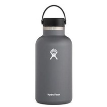 HYDRO FLASK - 하이드로 플라스크 텀블러 물병 플렉스 캡이 있는 하이드로 플라스크 와이드 입 병, 결석, 64온스
