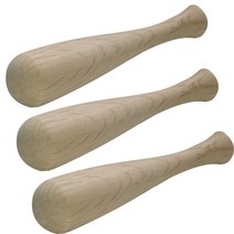 앙크베베 천연목방망이 절구공이 다지기, 3개