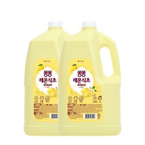 퐁퐁 레몬식초 주방세제, 3L, 2개