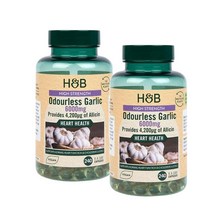 홀랜드앤바렛 갈릭오일 알리신 6000mg 240정 2팩 HollandandBarrett Garlic Oil Allicin