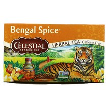 Celestial Seasonings 허브차 Bengal Spice 무카페인 20 티백 1.7 oz(47 g)