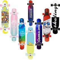 댄싱 초보자 롱보드 입문용 스케이트보드 42인치, D