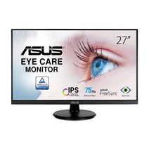 ASUS 1080P 모니터 IPS 75Hz 27인치 블랙 (VA27DQ), 27