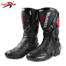 오토바이 신발 스쿠터 부츠 레이싱 바이크 악세사리, 블랙