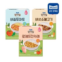 [매일유업] 맘마밀 안심소스 160g 로제치킨카레/버섯소불고기/바질토마토, 로제치킨3+버섯소불3+바질2