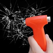 차량용 안전용품 벨트커터 비상탈출 망치 도구 거치 택시 긴급탈출 상비용 벨트조임 긴급상황 해머, 상세페이지 참조