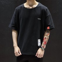 Makone 남자 생활한복 반팔 빅사이즈 자수 구름 여름 면 린넨 소재