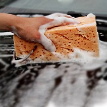 자동차 세차 필수품 많은 거품 세차 스펀지 소형