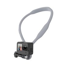 POVODO 마그네틱 POV 셀카 넥 홀더 마운트 Go Pro Insta360 DJI 액션 카메라 및 휴대 전화 비디오 촬영 액세서리