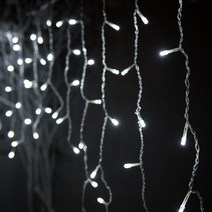 LED 크리스마스 장식전구 그물 별 설정 커튼 네트 줄줄이 폭포 2, 웜(D타입)