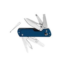 레더맨 LEATHERMAN 등산 캠핑 다용도 멀티 툴 프리 T4 네이비