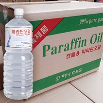 하나씨앤지 파라핀 오일 리필형 캔들 1.8L, 투명, 12세트