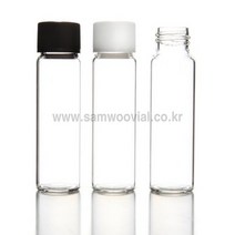 스크류캡바이알25ml(28x70), 흰색, 테프론라이너
