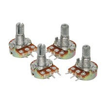 포에버 가변저항 볼륨조절스위치 포텐션미터 저항기 용접부품, 1개, 1번(16mm)-50K