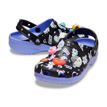 CROCS 크록스 성인 클래식 라인 FRIENDS BT21 CLOG BKM 22SUCL207967 + 지비츠 8개 22SUCL207967_Z0C4