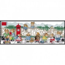 I01b 버스정류장(5D프린트십자수)-C022(실 십자수)