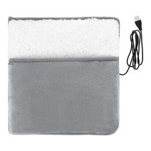 절전형 가정용 온풍기 Electric Foot Warmer Heater USB Charging Power Saving Warm Cover Heating Pads for Home B, [03] Lavender