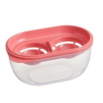 계란노른자분리 노른자분리기 휴대용 기 보관 상자가있는 흰색 필터 가정용 주방 요리사 식사 요리 가제트 액세서리, 분홍색