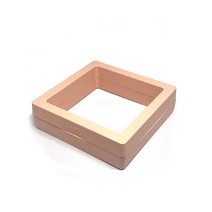 아크릴 박스 주문제작 레고 보관통 토미카 정리함 케이스 피규어 진열장3D 플로팅 디스플레이 케이스 스탠, 05 pink_02 9x9cm