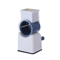 LOVFIR 돌돌이채칼 만능 채칼 다용도 야채 과일 슬라이서 회전채칼 세트, 블루