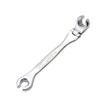 플레어너트렌치 굴절형 오픈메가네 터진메가네 냉동파이프라인 스패너 리코타 AWT-FXF, 10mm, 1개