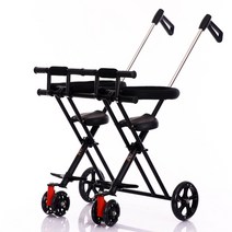 2인용 접이식 트라이크 2인용경량유모차 경량유모차, 단품