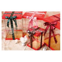 상세참조 헥센하우스사각 미니-레드/받침 미포함 10개