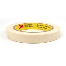 3M 페인트도색 종이 마스킹 테이프 15mm x 40M 화이트 인테리어 작업용
