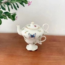 티팟세트 티포원 티팟 티컵 디즈니 티포트 커피잔 디자인 주전자 티컵소서 찻잔, 02.