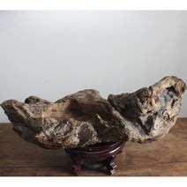 통나무 여물통한우 카페 플랜테리어 원목 수반, 실버 S-186