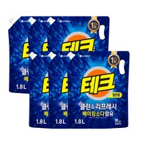 테크 클린앤리프레쉬 리필 1.8L 일반 x6개