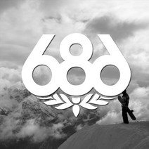 686 스노우보드스티커 보드복 포인트 스티커 A S, 686-L, 블랙반사