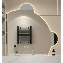 화장실 스마트 거울장 벽걸이 상부장 선반 조명 일체, 3색전환+무단계디밍+싱글터치90cm