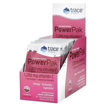 Trace Minerals ® Trace Minerals ® 전해질 스테미나 Power Pak 크랜베리 1 200mg 30팩 각 5.3g(0.19oz), 3개