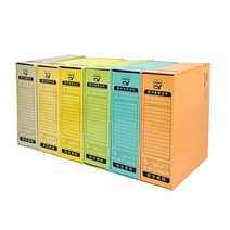 알파 베스트 상품 문서 보관 보존 정리 종이 상자 AF102-7 A4 1팩 5입, 미색
