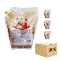 부국 사과잼 3KG x 4개 (박스) 와플시럽